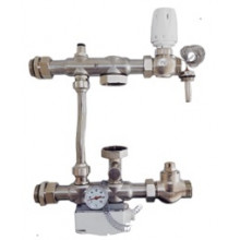 Насосно-смесительный узел для систем отопления (без насоса), 130мм, TIM, арт.: JH-1038