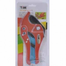 Ножницы для пластиковых труб TIM, Ф 6 - 42 мм, красные, арт. TIM116