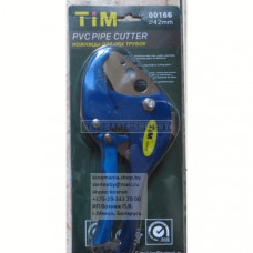 Ножницы для пластиковых труб TIM, Ф 6 - 42 мм, синие усиленные, арт. TIM166